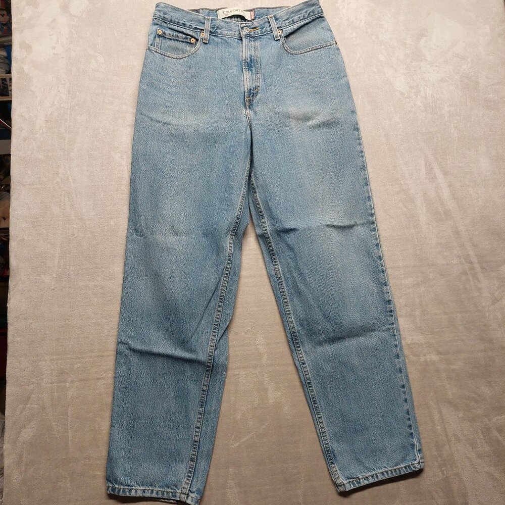 VTG Levis 560 Comfort Fit Jeans Mens W33 L32 Blue Denim Casual Wear